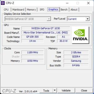 Ryzen 7 5800X / GeForce GT 1030