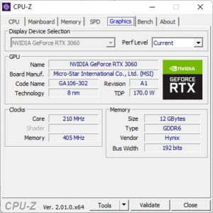 Ryzen 7 5800X / GeForce RTX 3060