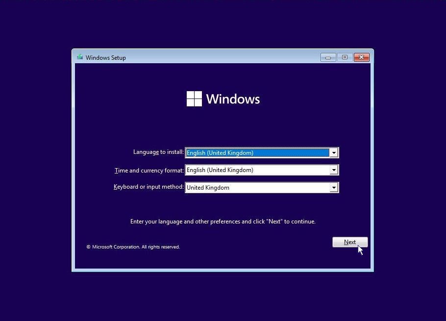 Install Windows 11