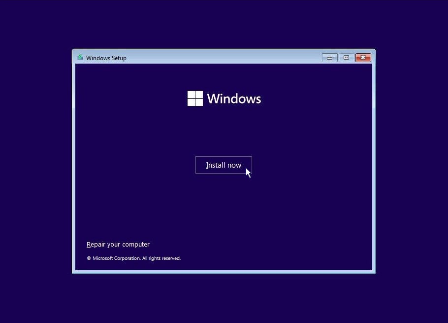 Install Windows 11