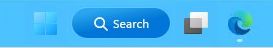 New Windows search icon